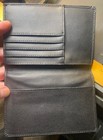Black Leather RFID blocking bifold wallet — photo 2