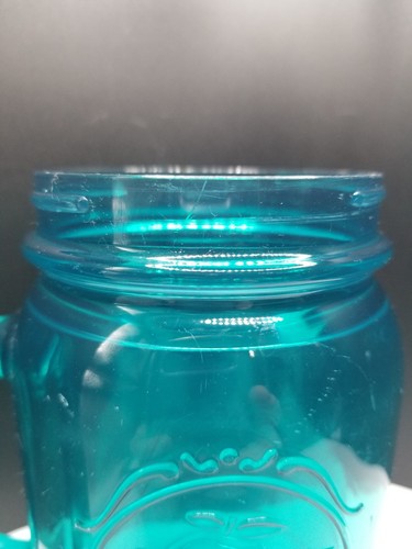 Aladdin Mason Jar Tumbler Aqua Green 20oz No Lid No Straw **Scuffs - Picture 3 of 10