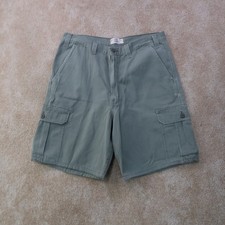 Vintage Levi's signature Cargo Shorts Men's 8 Green New Y2K NOS