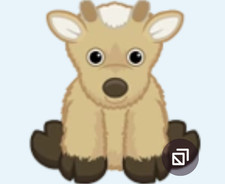 Webkinz Reindeer Calf SEASONAL xmas deer elk moose fawn baby Virtual code msgd