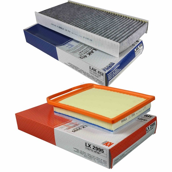 Mahle / Knecht Set Filterpaket Innenraumfilter LAK 412 Luftfilter LX 2995-image