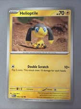 Pokemon TCG * Mega Evolution * 52/132 Helioptile Common * FRESH PK