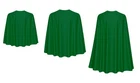 Adults Emerald Green Plain Superhero Cape Fancy Dress Accessory [3 lengths]