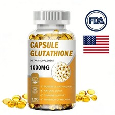 L-Glutathione 1000mg Capsules   Antioxidant, Liver, Immune  Cell Health Support