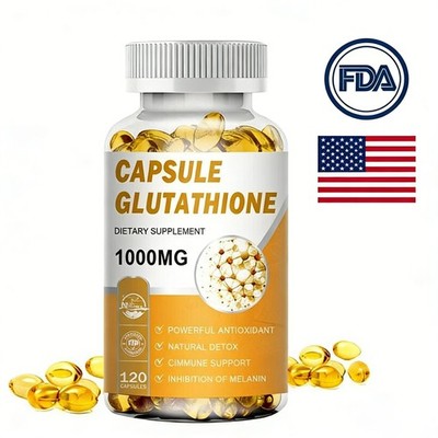 L-Glutathione 1000mg Capsules   Antioxidant, Liver, Immune & Cell Health Support
