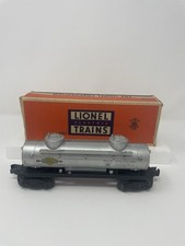 Postwar Lionel 6465 Sunoco 2-Dome Tank Car From 1952-5 w/Nice OB