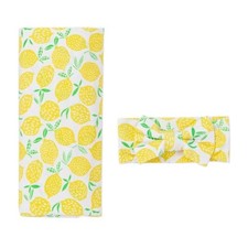 Swaddle Headband Bow Set, Viscose from Bamboo Baby Swaddles, Newborn Baby