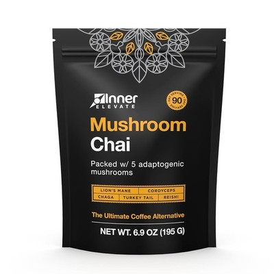 Inner Elevate Mushroom Chai - Ultimate Coffee Alternative - Adaptogenic Mushr...