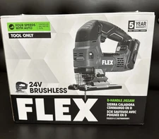 FLEX 24-Volt Brushless Variable Speed Keyless Cordless Jigsaw SEALED NEW