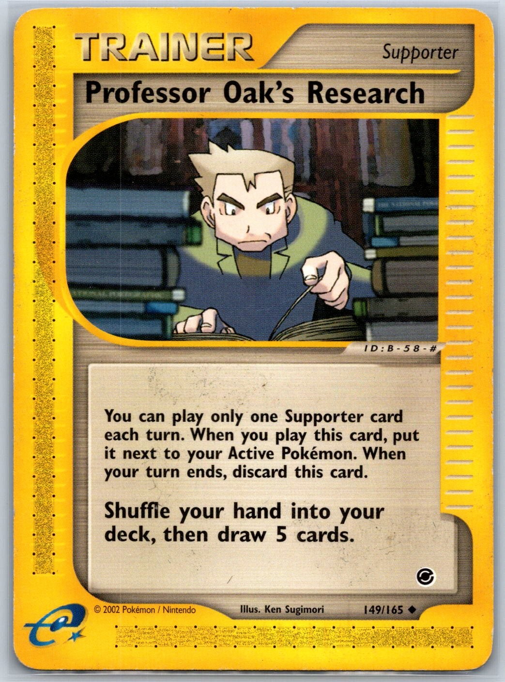 Professor Oak's Research Expedition 149/165 MP-HP Pokémon Card