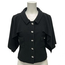 CHANEL - P42722 Black Outer fabric Wool, nylon Women's Jacket
