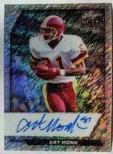 2026 Leaf Metal Art Monk Auto Autograph Shimmer Silver On Card #d 4/9