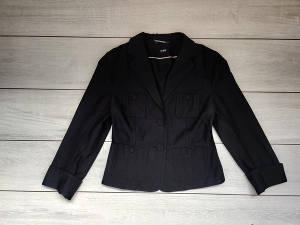 Women Hobbs Blazer Black Cotton 36 / S / 44