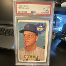 Topps 1969 Tom Seaver #480 PSA 6 (MC) Base Set New York Mets Baseball Card