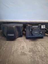 Konica C35 AF Black 38mm Film Camera with Hexanon F2.8 Lens and Case