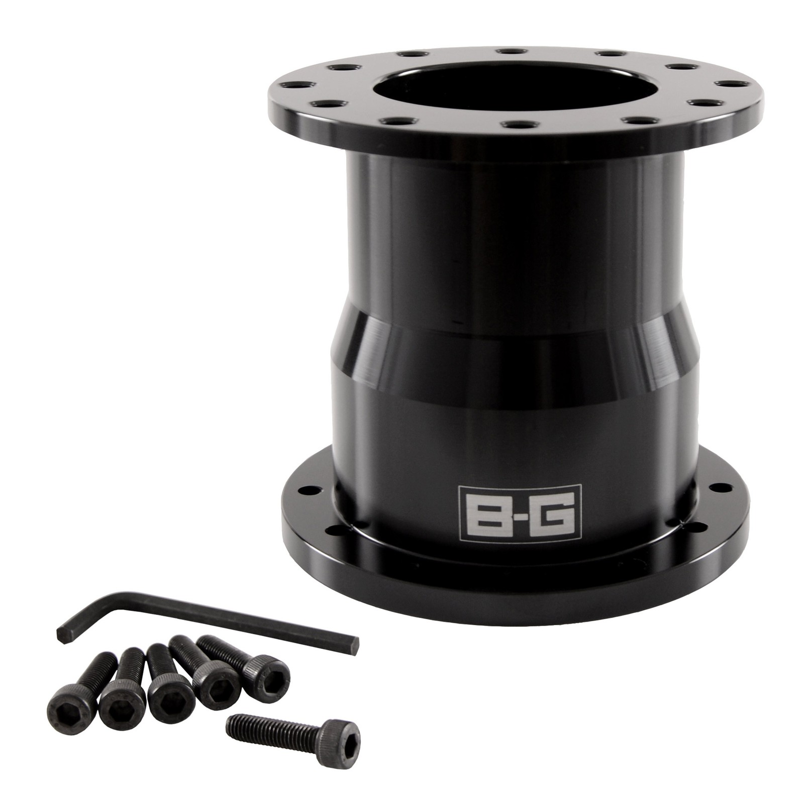 B-G Racing Billet Alloy Steering Wheel Boss Spacer - 6 Bolt - 80mm Thick
