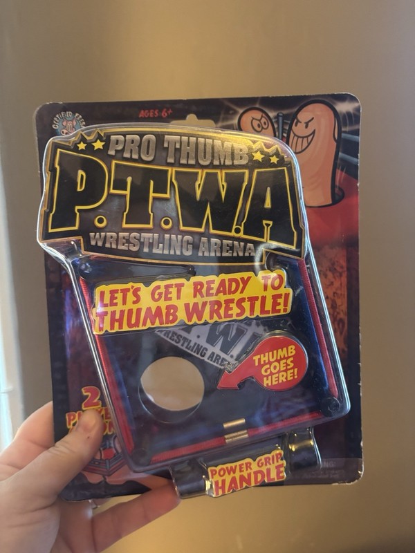 Pro Thumb Wrestling Arena PTWA Hog Wild Toys NEW SEALED