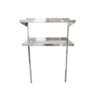 Atosa MROS-2RE 27'' x 14'' Stainless Steel Double Overshelf
