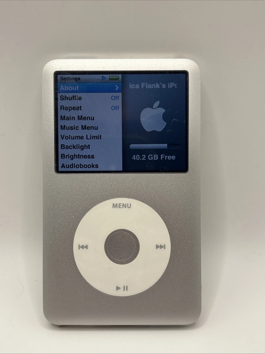 Apple iPod Classic 120GB シルバー　ジャンク品 Ipod Classic 120gb for sale - eBay