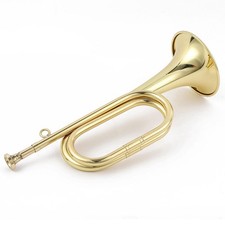 Cavalry Trumpet Musical Tool with Mouthpiece Musical Instrument Trumpet Prop