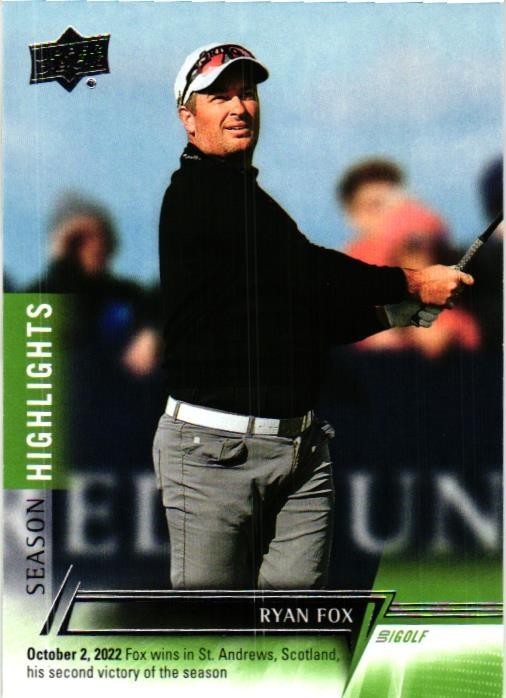 2024 Upper Deck Golf PGA Tour Ryan Fox