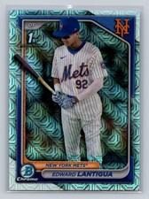 2024 Bowman Chrome #BCP-246 Edward Lantigua Mojo Refractors MLB NY Mets