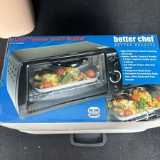Better Chef IM‑266B Toaster Oven, Black (102256-18 C) FRONT