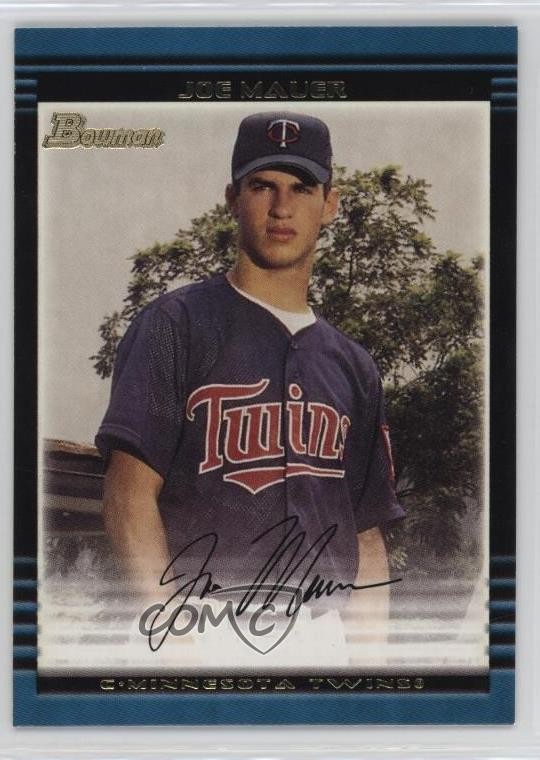 2002 Bowman Joe Mauer #379 HOF b5f