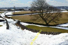 Photo A2 Conjoint Lane, Litton Litton/SK1675 A narrow lane which runs f c2013