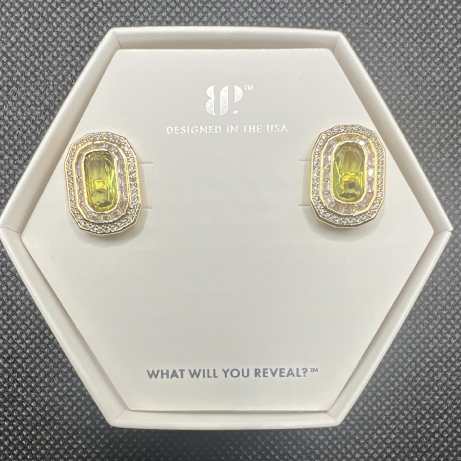 Ring Bomb Party Birthday Lab-Created Peridot Stud Earrings ER11842(516)