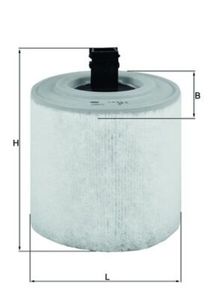Mahle Luftfilter LX 3015/16 Filtereinsatz FüR Opel Astra B16 Sports Tourer Cdti-image