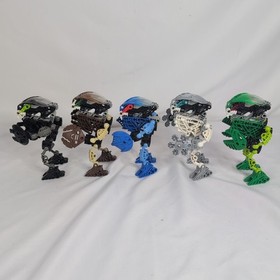 LEGO 5x Loose Bionicle Lot - #s 8575, 8560, 8561, 8562, 8564 (Used, No masks)