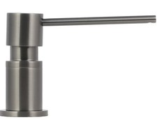 527743 Blanco Lato Dark Steel Soap Dispenser