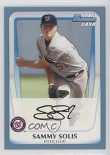 2011 Bowman Prospects Blue 458/500 Sammy Solis #BP106 fm0