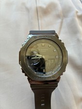 Casio G-Shock GA-2100 Authentic Used Black Metal Watch