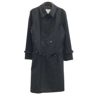 MACKINTOSH McIntosh GTS MONKTON Wool Trench Coat GM-1006F Black 38 Used MESC-0
