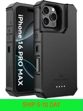 ZEROLEMON iPhone 16 Pro Max Battery Case 10000mAh, Wireless Charging...