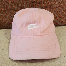 Nike Hat Cap Strap Back Pink Embroidered Logo Child Youth Kids