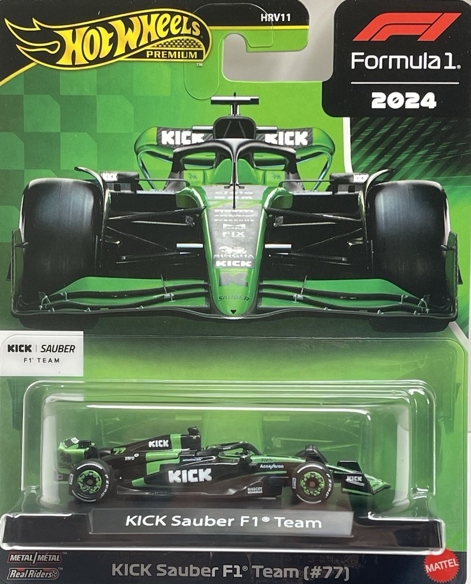 Hot Wheels Premium NEW 2025 Formula 1 '77 KICK Sauber Team F1 # 77