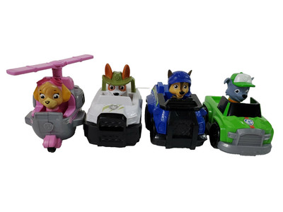 Spin Master Limited SML Nickelodeon Paw Patrol Vehicles Mixed Lot of 4 