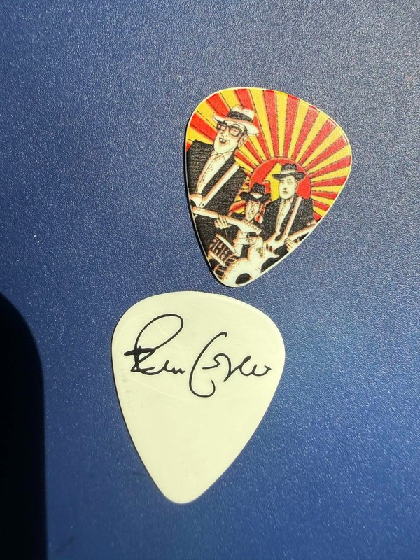 ((( ELVIS COSTELLO ))) guitar pick VERY RARE #1