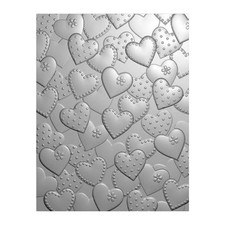 Dotted Hearts 3D Embossing Folder for DIY Scr...