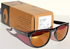 COSTA DEL MAR Irie 580G POLARIZED Sunglasses Black/Gold Mirror Glass NEW