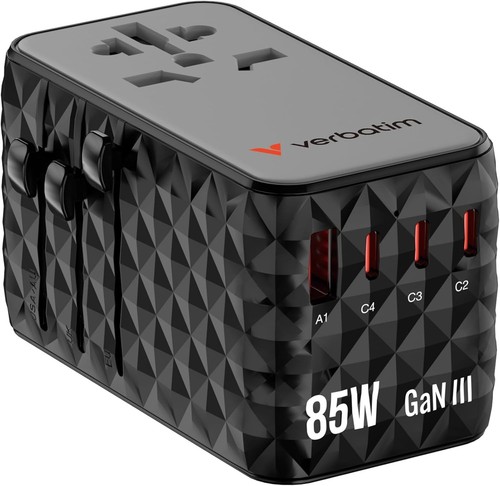 Verbatim Charger 'n'Travel Diamond 85W Retr. Cable CNT-02 32127 - 第 5/7 張圖片