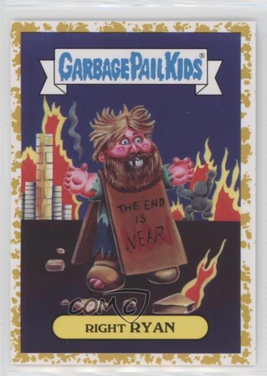 Right Ryan #4B Fools Gold PSA 10 Garbage Pail Kids card front