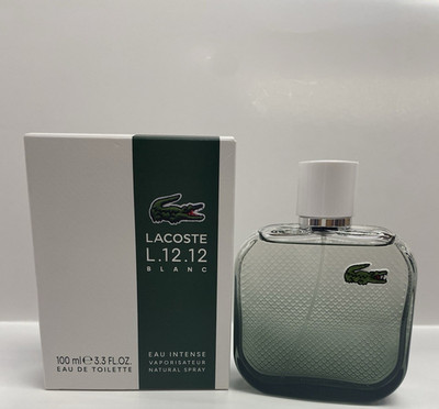 Lacoste L.12.12 Blanc Eau Intense for Men 3.3 oz Eau de Toilette Spray