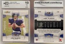 2008 Score - Rookie Joe Flacco #344 RC (BCCG 10) $40 obo
