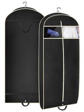 43" Travel Garment Bag with Zipper Pocket for Shirts, Dresses, Coats