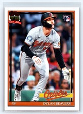2026 Topps Dylan Beavers 1991 Topps #T91-24 RC Rookie Baltimore Orioles