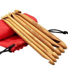 KnitPal 6-inch 15cm Double Ended Tunisian Afghan Crochet Hooks Set